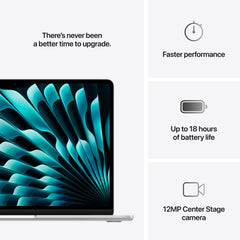 MacBook Air 13,6", Apple M4 10jádrové CPU, 8jádrové GPU, 16GB, 256GB SSD, CZ - stříbrný - iSTYLE CZ