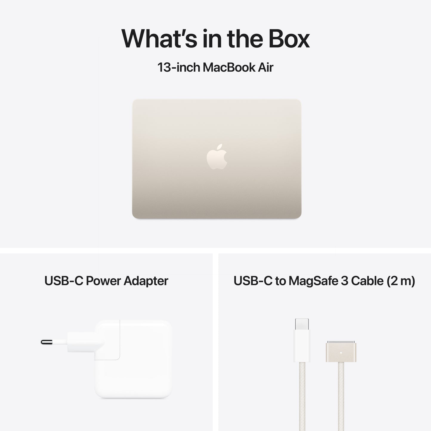 MacBook Air 13,6", Apple M4 10jádrové CPU, 8jádrové GPU, 16GB, 256GB SSD, CZ - hvězdně bílý - iSTYLE CZ