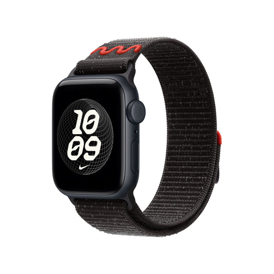 Řemínek pro Apple Watch 38/40/41 mm Apple Midnight Black provlékací sportovní Nike - iSTYLE CZ