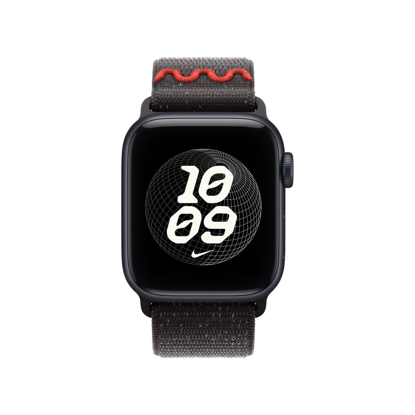 Řemínek pro Apple Watch 38/40/41 mm Apple Midnight Black provlékací sportovní Nike - iSTYLE CZ