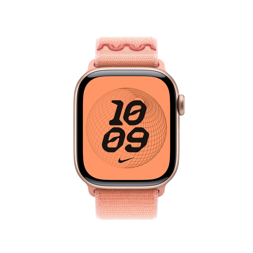 Řemínek pro Apple Watch 38/40/41/42 mm Apple Alpenglow Pink provlékací sportovní Nike - iSTYLE CZ