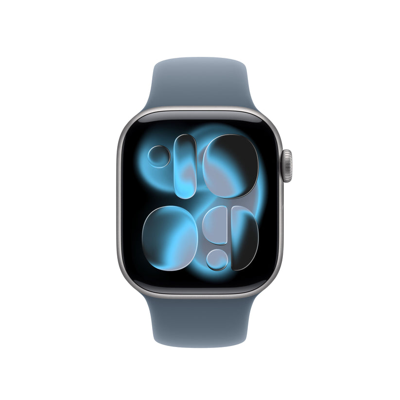 Řemínek pro Apple Watch 38/40/41/42 mm Apple ocelově modrý sportovní - M/L - iSTYLE CZ