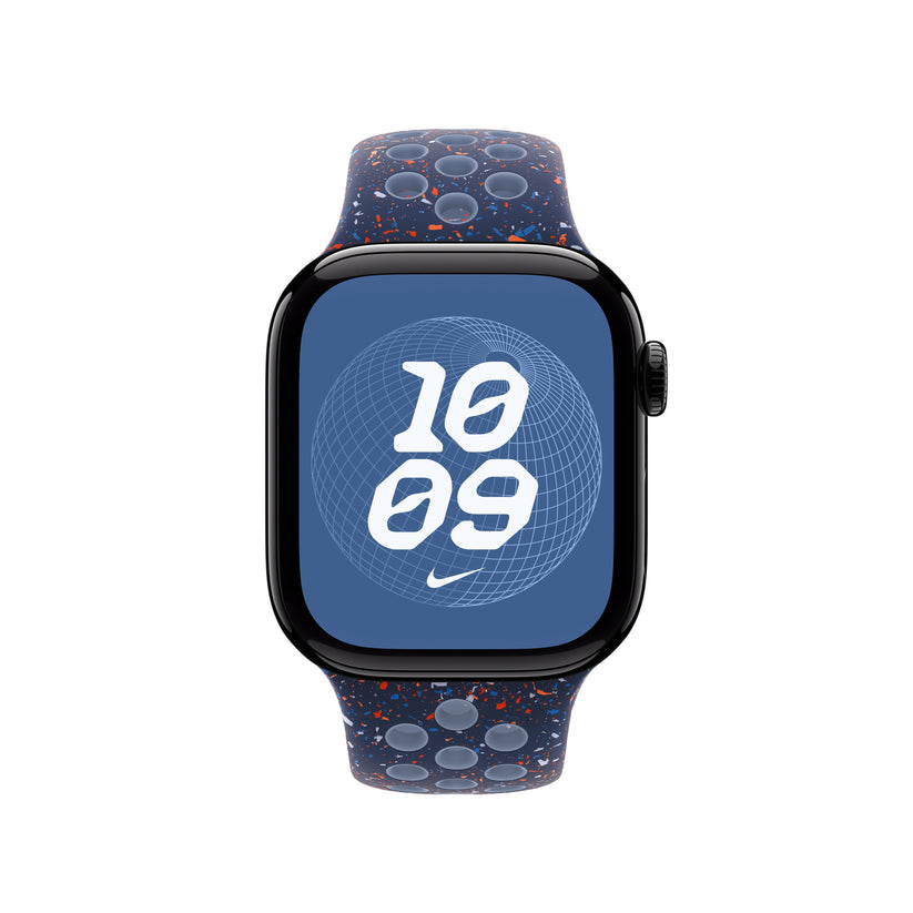 Řemínek pro Apple Watch 38/40/41/42 mm Apple Blue Ribbon sportovní Nike - S/M - iSTYLE CZ