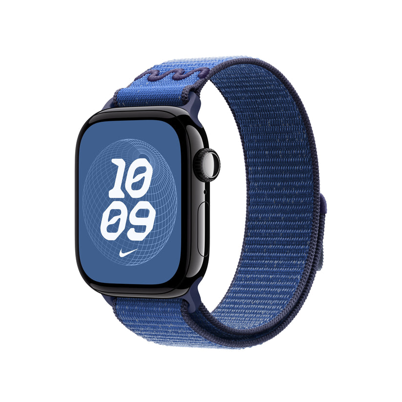 Řemínek pro Apple Watch 38/40/41/42 mm Apple Blue Ribbon provlékací sportovní Nike - iSTYLE CZ