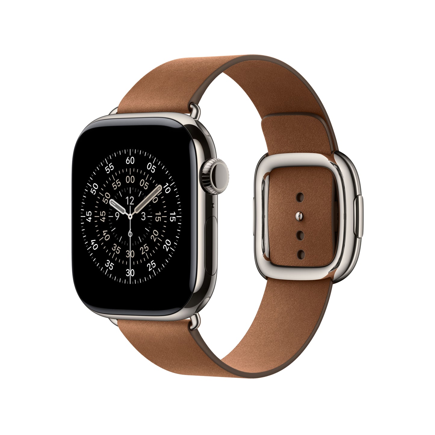 Řemínek pro Apple Watch 38/40/41/42 mm Apple karamelový s moderní přezkou - velký - iSTYLE CZ