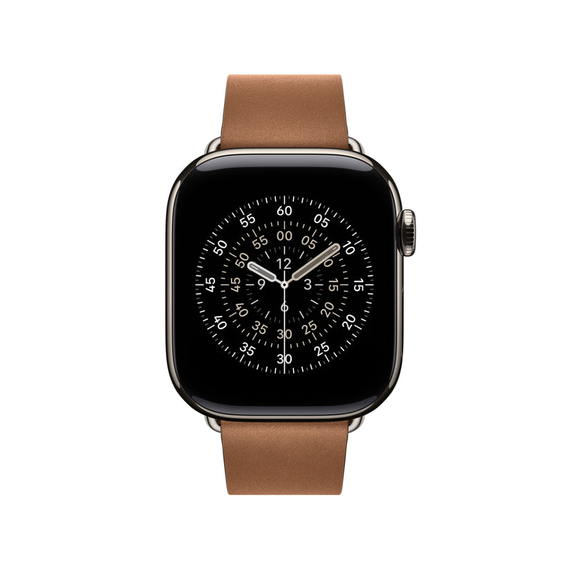 Řemínek pro Apple Watch 38/40/41/42 mm Apple karamelový s moderní přezkou - malý - iSTYLE CZ