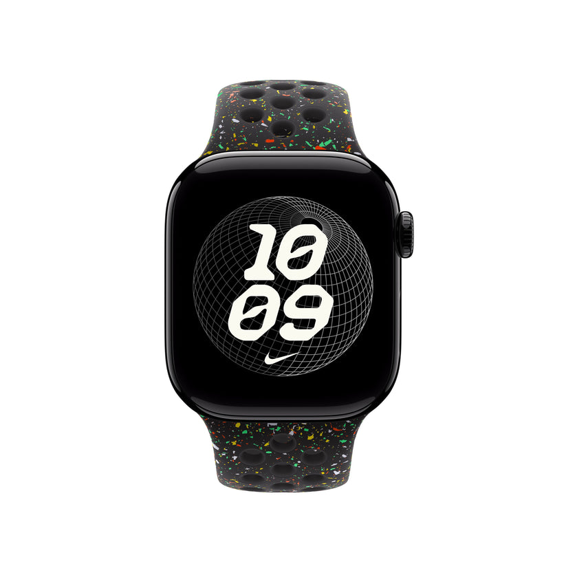 Řemínek pro Apple Watch 38/40/41/42 mm Apple Midnight Black sportovní Nike - M/L - iSTYLE CZ