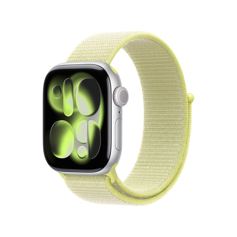 Řemínek pro Apple Watch 38/40/41/42 mm Apple neonově žlutý provlékací sportovní - iSTYLE CZ