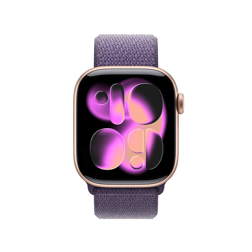 Řemínek pro Apple Watch 38/40/41/42 mm Apple mlžně fialový provlékací sportovní - iSTYLE CZ