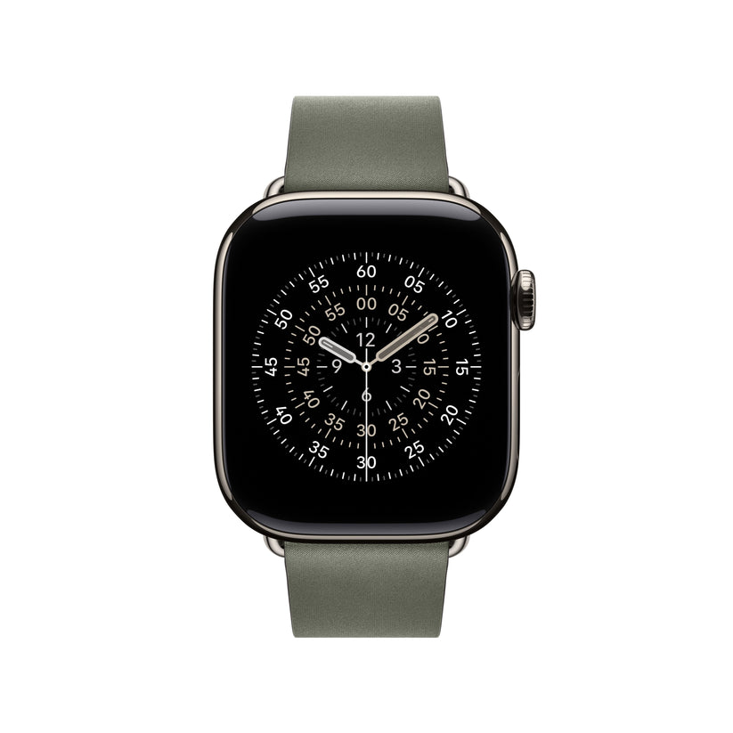 Řemínek pro Apple Watch 38/40/41/42 mm Apple šalvějově šedý s moderní přezkou - střední - iSTYLE CZ