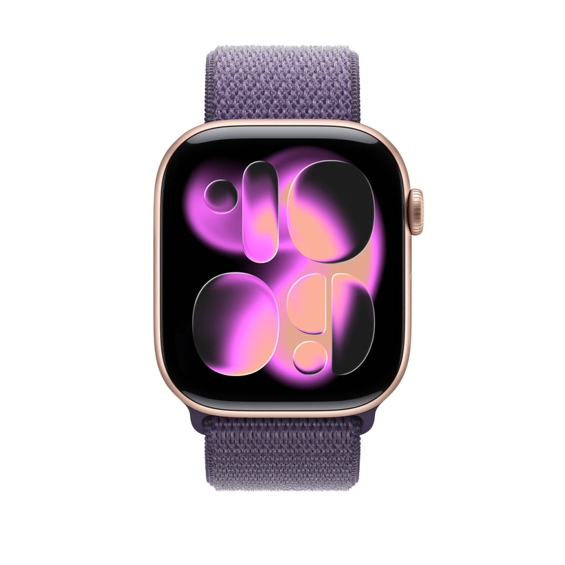 Řemínek pro Apple Watch 44/45/46/49 mm Apple mlžně fialový provlékací sportovní - iSTYLE CZ