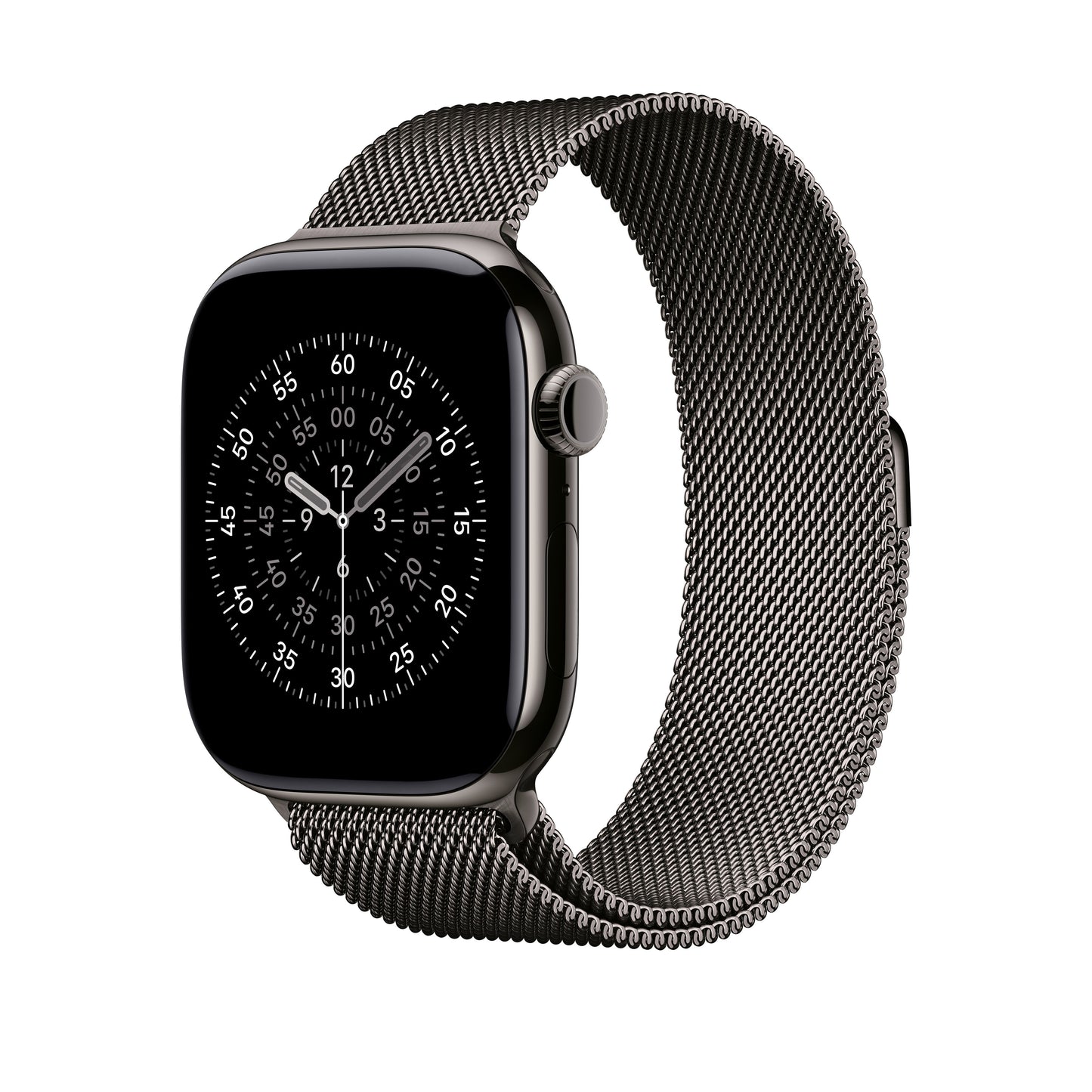 Řemínek pro Apple Watch 44/45/46/49 mm Apple břidlicově šedý milánský tah - M/L - iSTYLE CZ