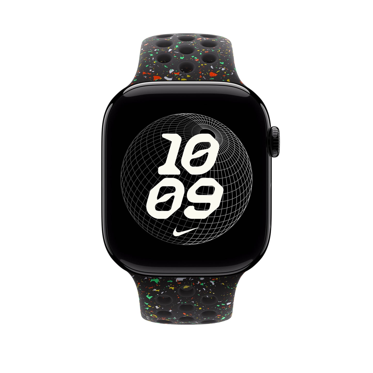 Řemínek pro Apple Watch 44/45/46/49 mm Apple Midnight Black sportovní Nike - M/L - iSTYLE CZ