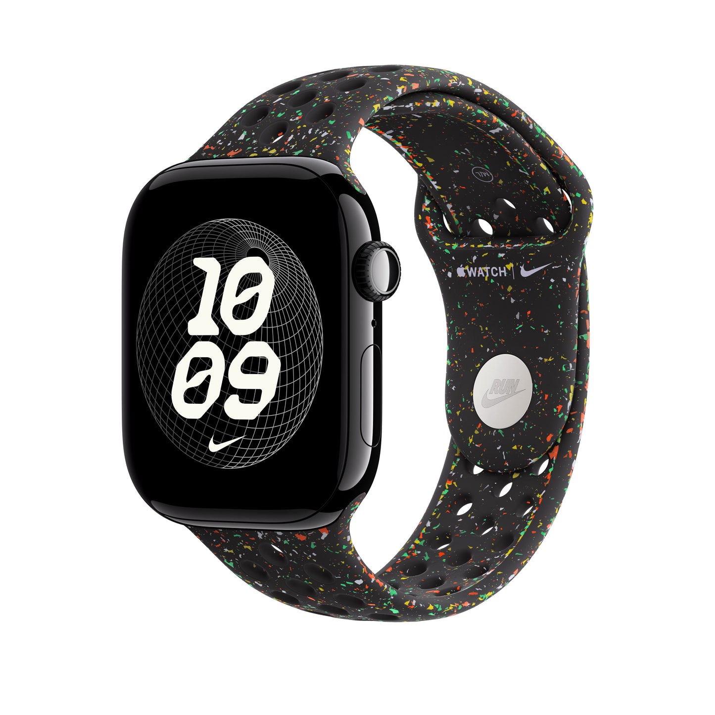 Řemínek pro Apple Watch 44/45/46/49 mm Apple Midnight Black sportovní Nike - S/M - iSTYLE CZ