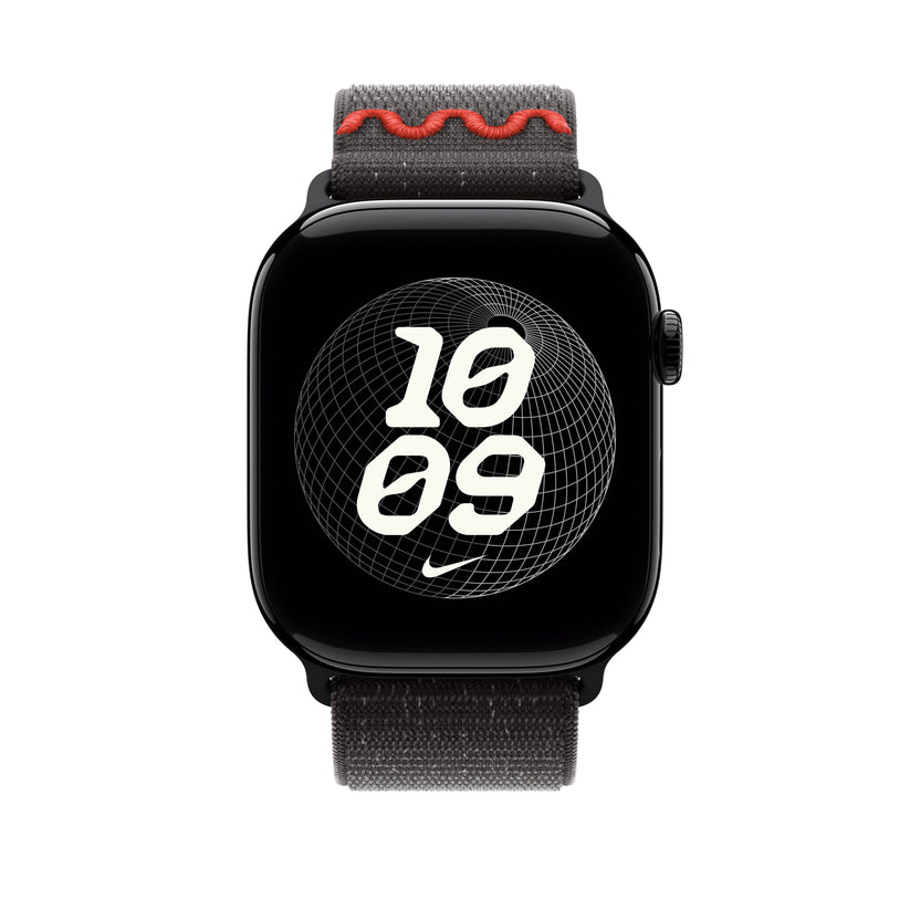 Řemínek pro Apple Watch 44/45/46/49 mm Apple Midnight Black provlékací sportovní Nike - iSTYLE CZ