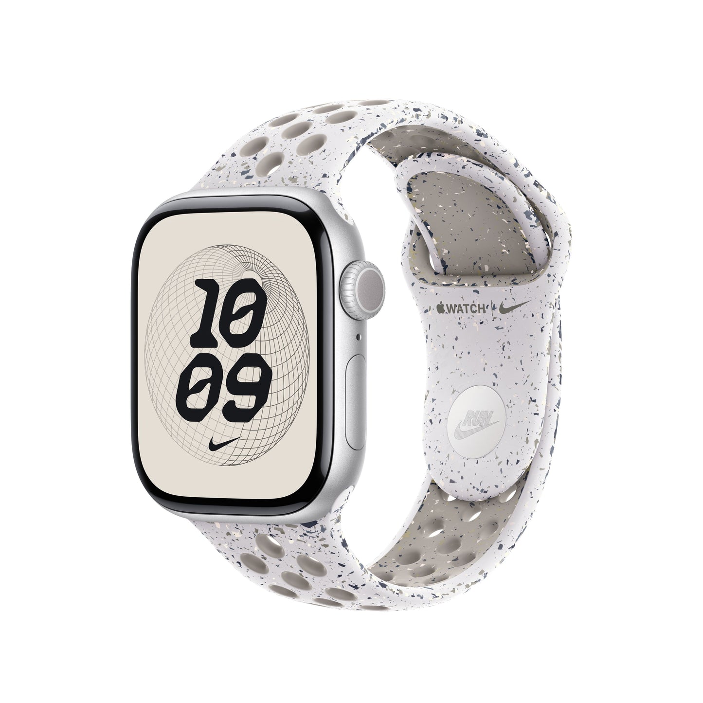Řemínek pro Apple Watch 38/40/41/42 mm Apple Veiled Grey sportovní Nike - S/M - iSTYLE CZ