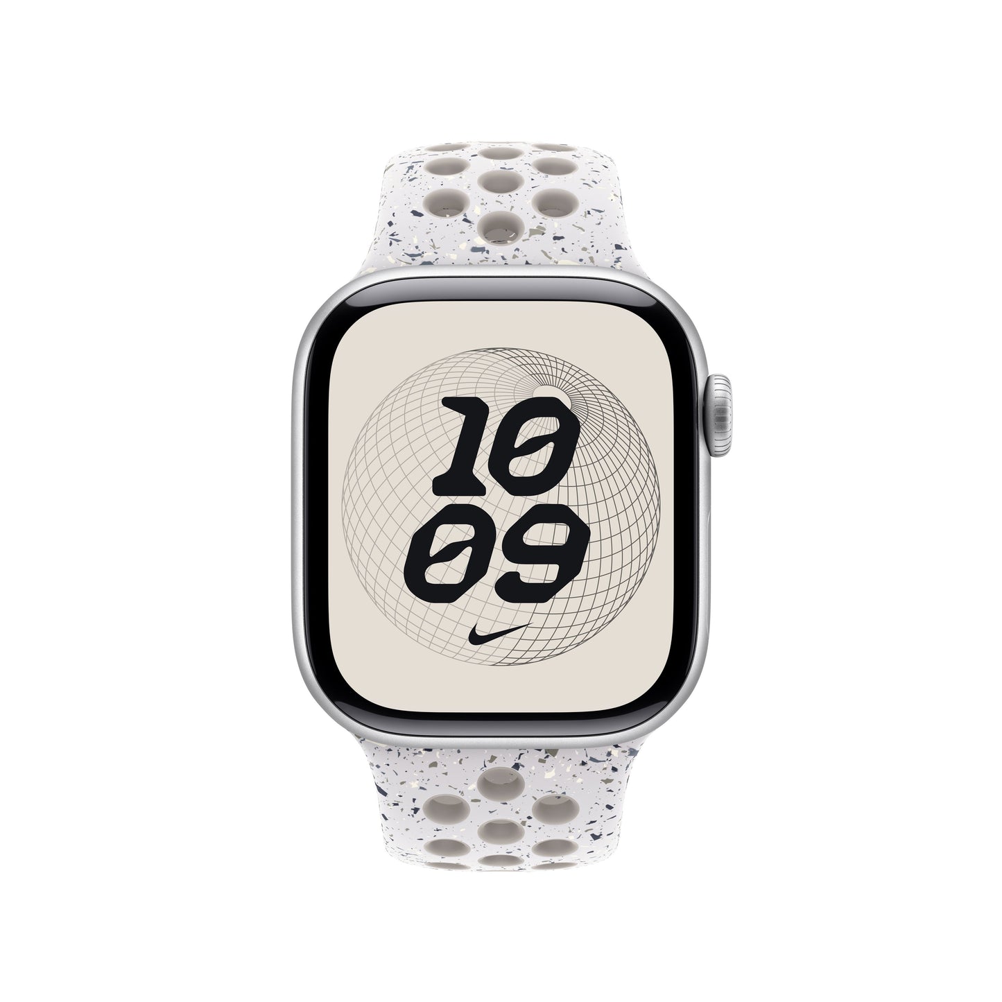 Řemínek pro Apple Watch 38/40/41/42 mm Apple Veiled Grey sportovní Nike - S/M - iSTYLE CZ