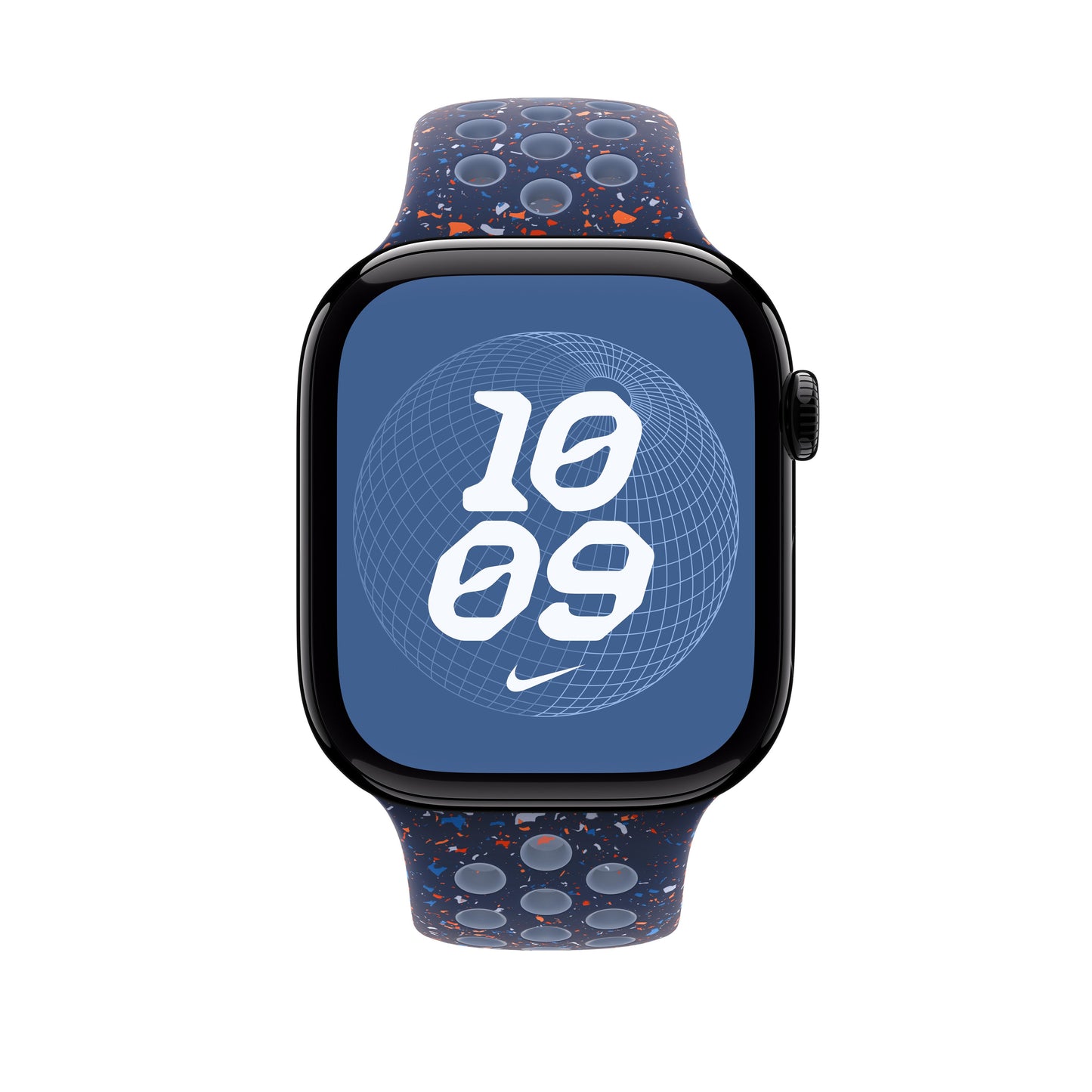 Řemínek pro Apple Watch 44/45/46/49 mm Apple Blue Ribbon sportovní Nike - M/L - iSTYLE CZ