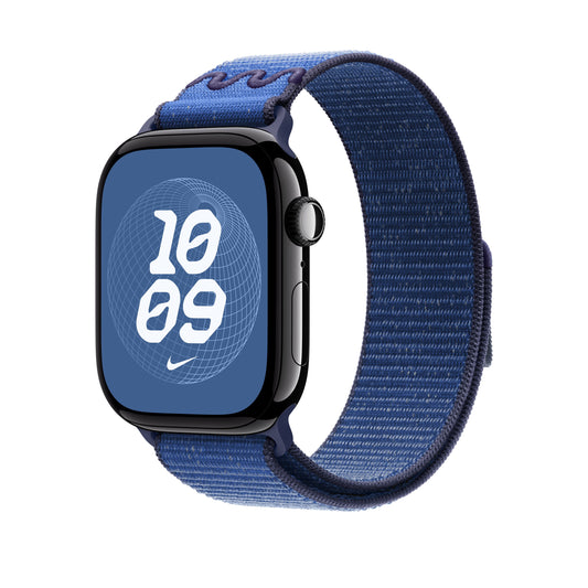 Řemínek pro Apple Watch 44/45/46/49 mm Apple Blue Ribbon provlékací sportovní Nike - iSTYLE CZ