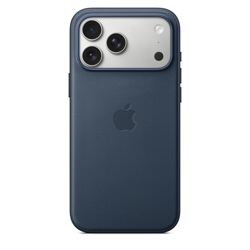 Kryt na iPhone 17 Pro Max z tkaniny TechWoven Apple s MagSafe - modrý - iSTYLE CZ