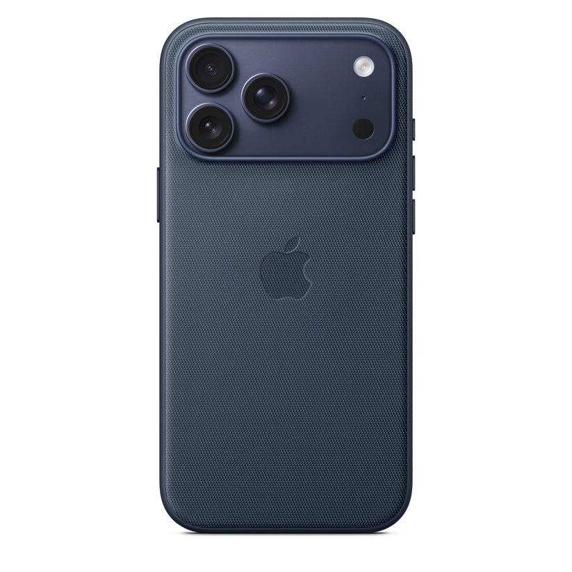Kryt na iPhone 17 Pro Max z tkaniny TechWoven Apple s MagSafe - modrý - iSTYLE CZ