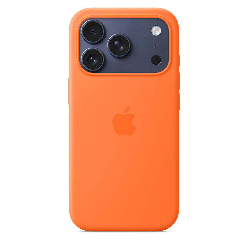 Silikonový kryt na iPhone 17 Pro s MagSafe Apple - oranžový - iSTYLE CZ
