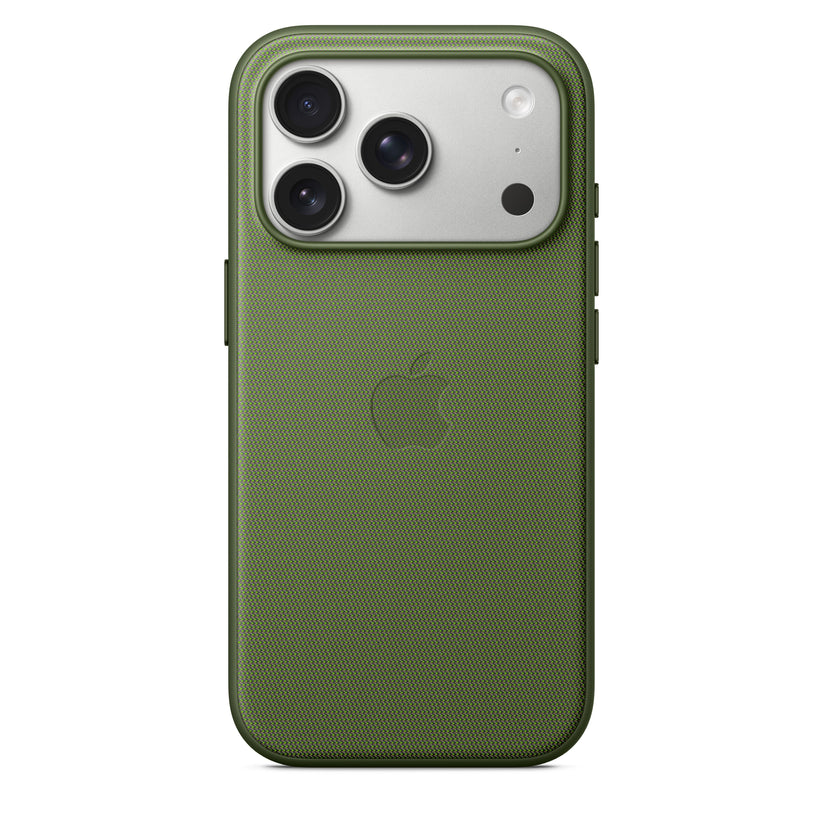 Kryt na iPhone 17 Pro z tkaniny TechWoven Apple s MagSafe - zelený - iSTYLE CZ