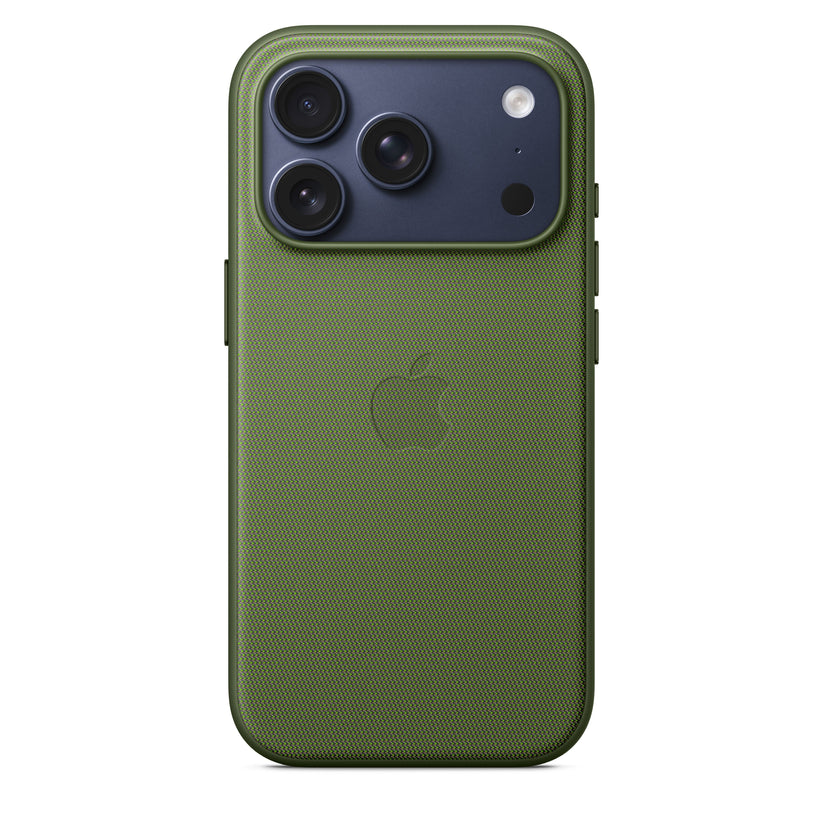Kryt na iPhone 17 Pro z tkaniny TechWoven Apple s MagSafe - zelený - iSTYLE CZ