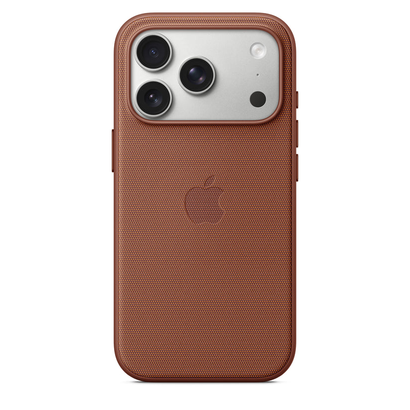 Kryt na iPhone 17 Pro z tkaniny TechWoven Apple s MagSafe - siensky hnědý - iSTYLE CZ