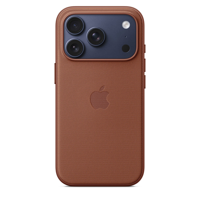 Kryt na iPhone 17 Pro z tkaniny TechWoven Apple s MagSafe - siensky hnědý - iSTYLE CZ
