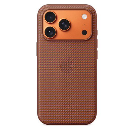 Kryt na iPhone 17 Pro z tkaniny TechWoven Apple s MagSafe - siensky hnědý - iSTYLE CZ