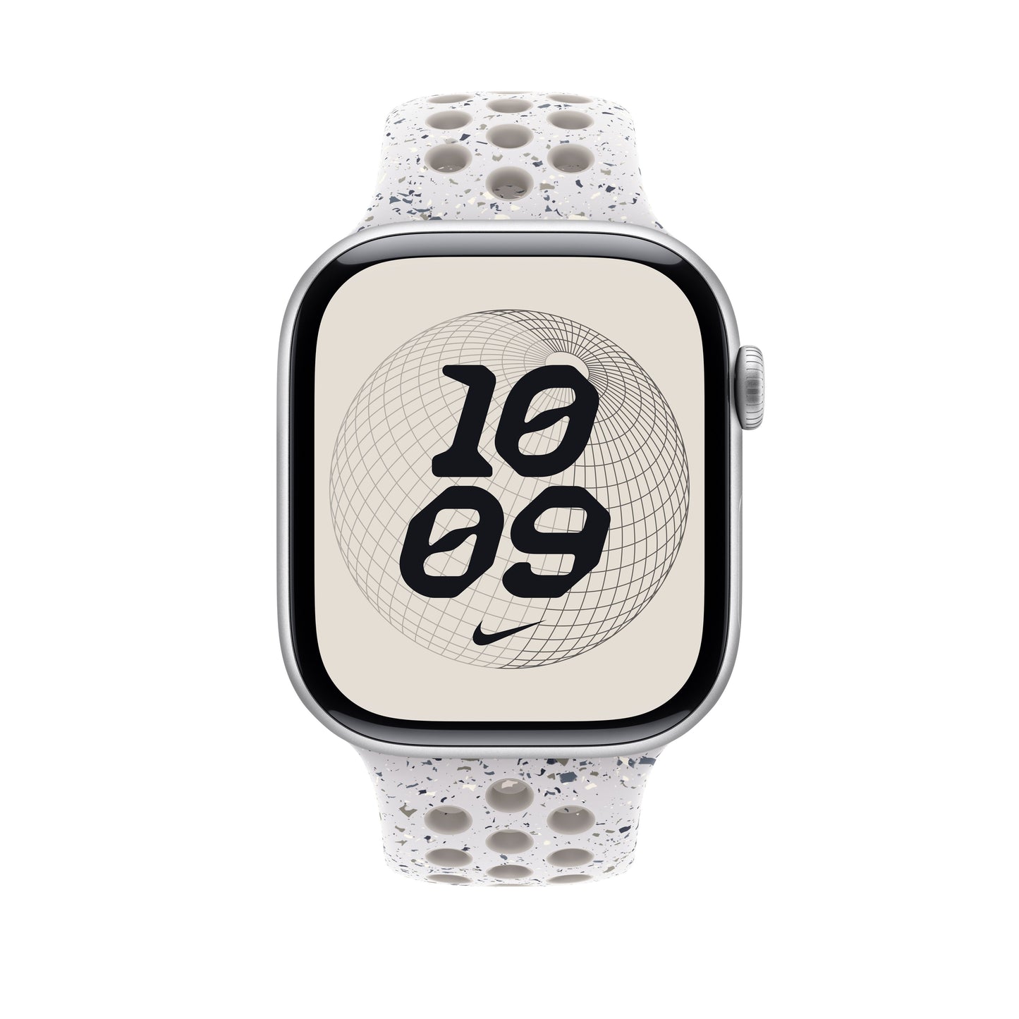 Řemínek pro Apple Watch 44/45/46/49 mm Apple Veiled Grey sportovní Nike - S/M - iSTYLE CZ