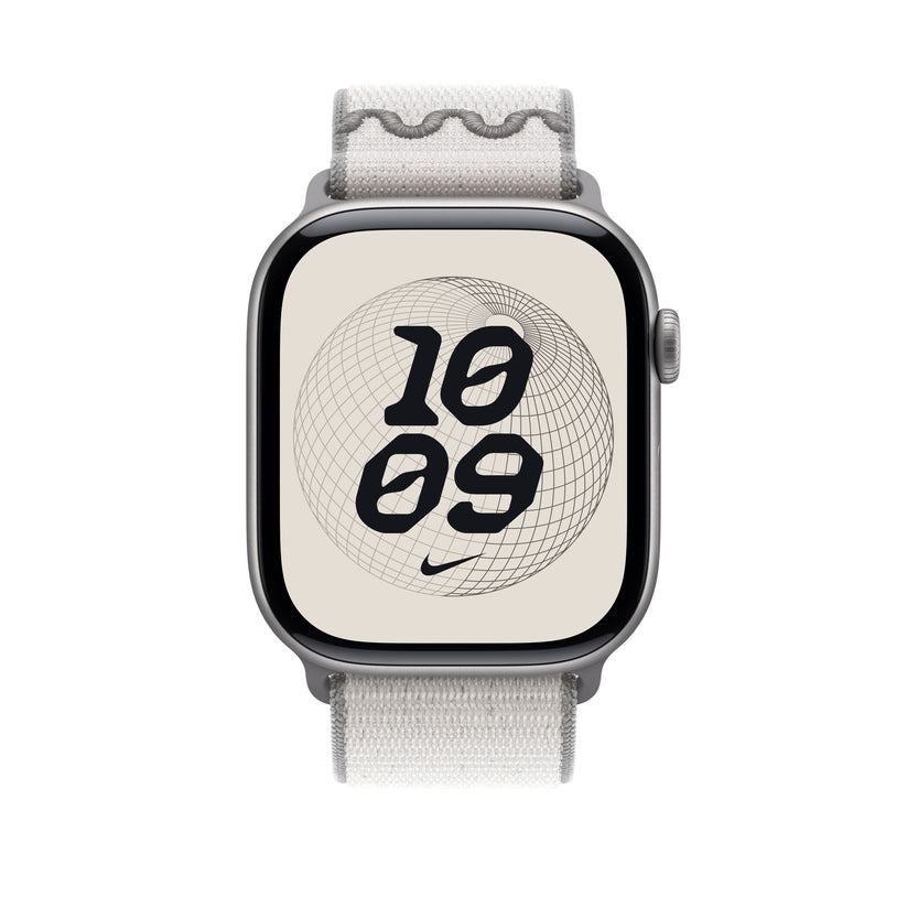 Řemínek pro Apple Watch 44/45/46/49 mm Apple Veiled Grey sportovní provlékací Nike - iSTYLE CZ