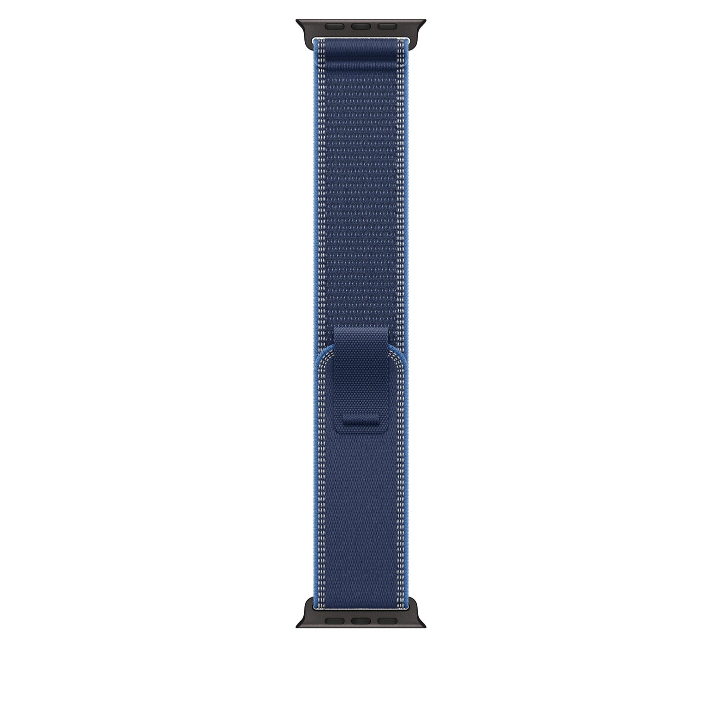 Řemínek pro Apple Watch 44/45/46/49 mm Apple modrý / jasně modrý Trailový tah - M/L - provedení z černého titanu - iSTYLE CZ