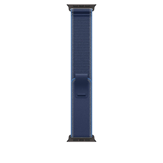 Řemínek pro Apple Watch 44/45/46/49 mm Apple modrý / jasně modrý Trailový tah - M/L - provedení z černého titanu - iSTYLE CZ