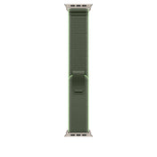 Řemínek pro Apple Watch 44/45/46/49 mm Apple zelený/neonový Trailový tah - S/M- provedení z přírodního titanu - iSTYLE CZ