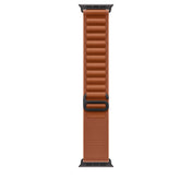 Řemínek pro Apple Watch 44/45/46/49 mm Apple terakotový Alpský tah - velký - provedení z černého titanu - iSTYLE CZ