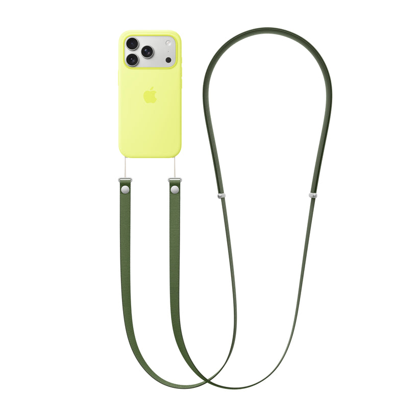 Crossbody popruh Apple - zelený - iSTYLE CZ