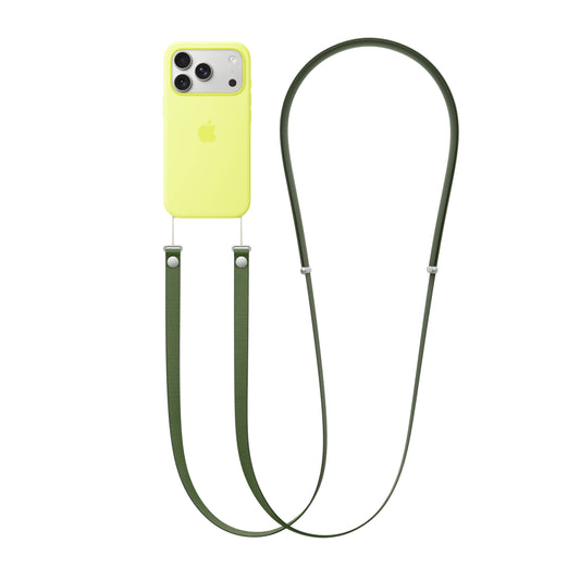 Crossbody popruh Apple - zelený - iSTYLE CZ