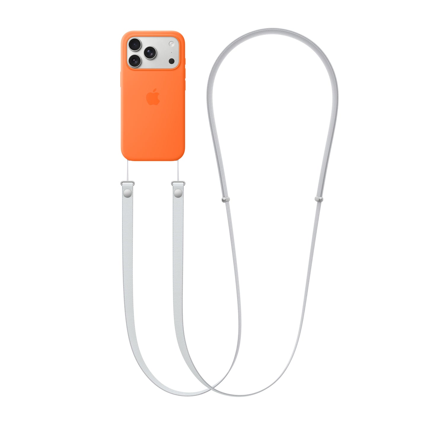 Crossbody popruh Apple - světle šedý - iSTYLE CZ