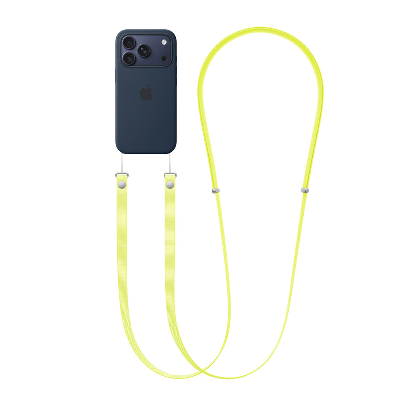 Crossbody popruh Apple - neonově žlutý - iSTYLE CZ
