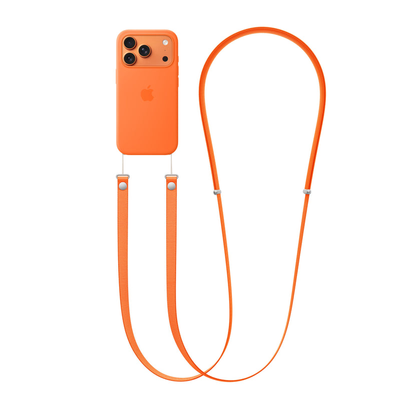 Crossbody popruh Apple - oranžový - iSTYLE CZ