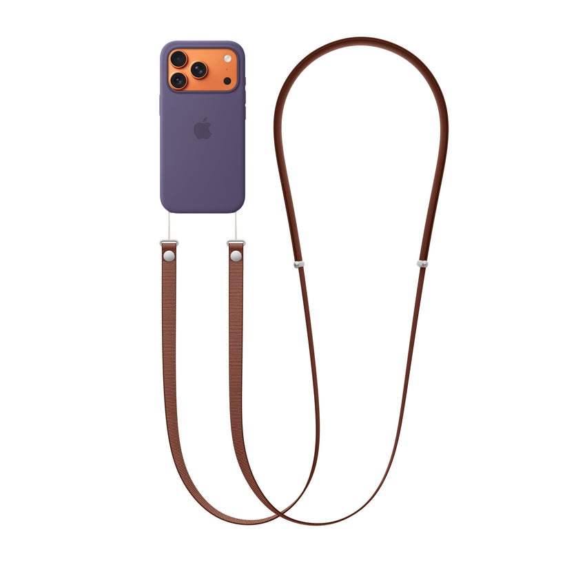 Crossbody popruh Apple - siensky hnědý - iSTYLE CZ