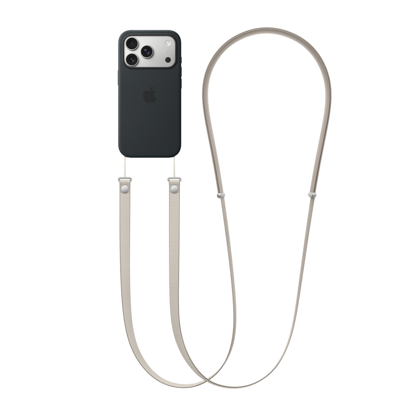 Crossbody popruh Apple - oblázkově béžový - iSTYLE CZ