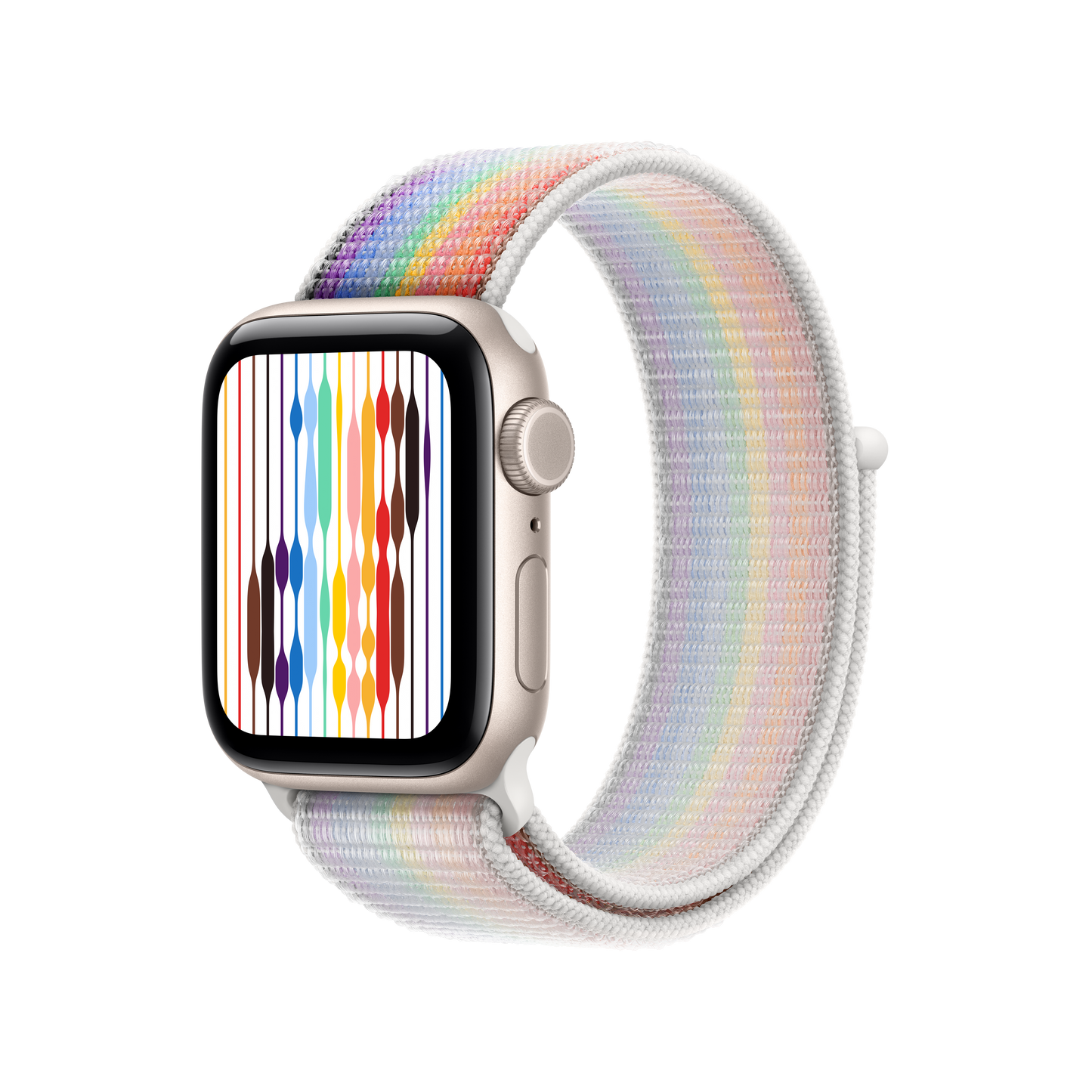 Řemínek pro Apple Watch 44/45/46/49 mm Apple provlékací sportovní Pride Edition - iSTYLE CZ