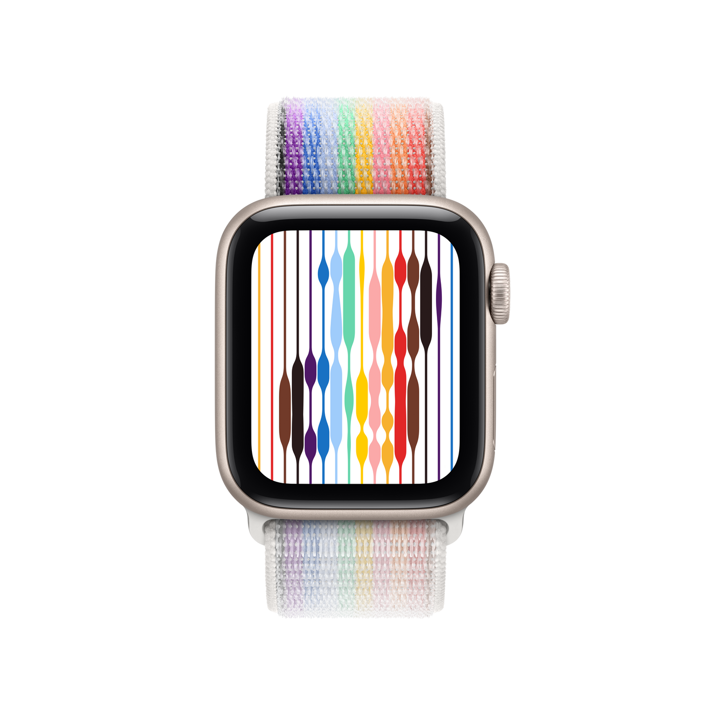 Řemínek pro Apple Watch 44/45/46/49 mm Apple provlékací sportovní Pride Edition - iSTYLE CZ