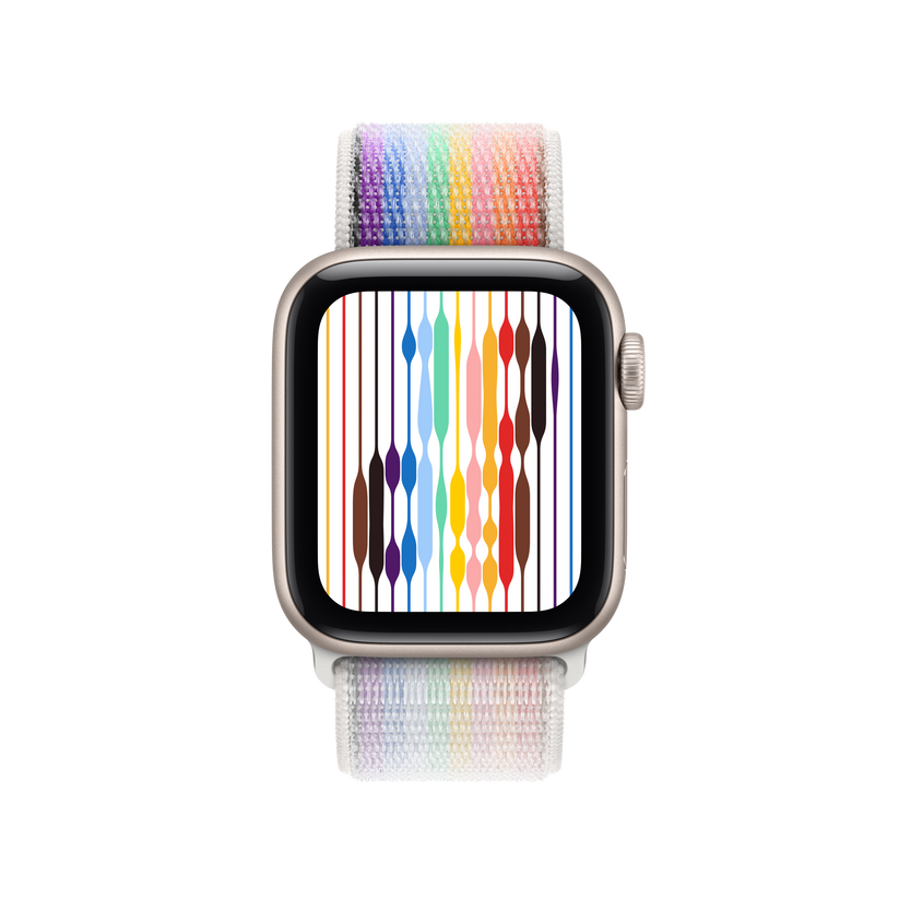 Řemínek pro Apple Watch 44/45/46/49 mm Apple provlékací sportovní Pride Edition - iSTYLE CZ