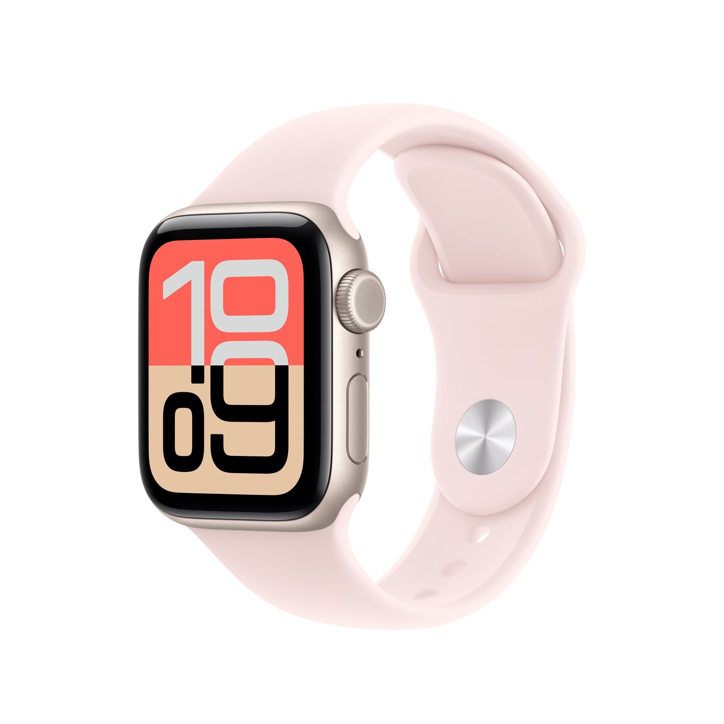 40mm jemně růžový sportovní řemínek – S/M - iSTYLE.cz