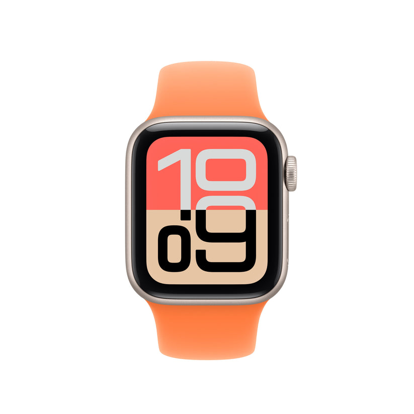 40mm mandarinkový sportovní řemínek – S/M - iSTYLE.cz