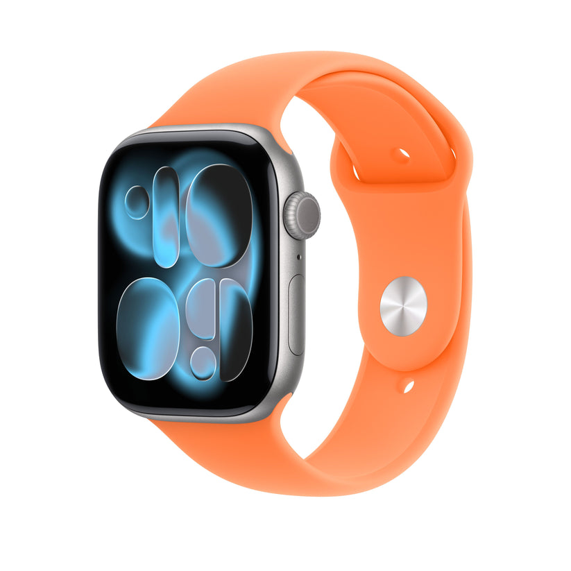 46mm mandarinkový sportovní řemínek – S/M - iSTYLE.cz